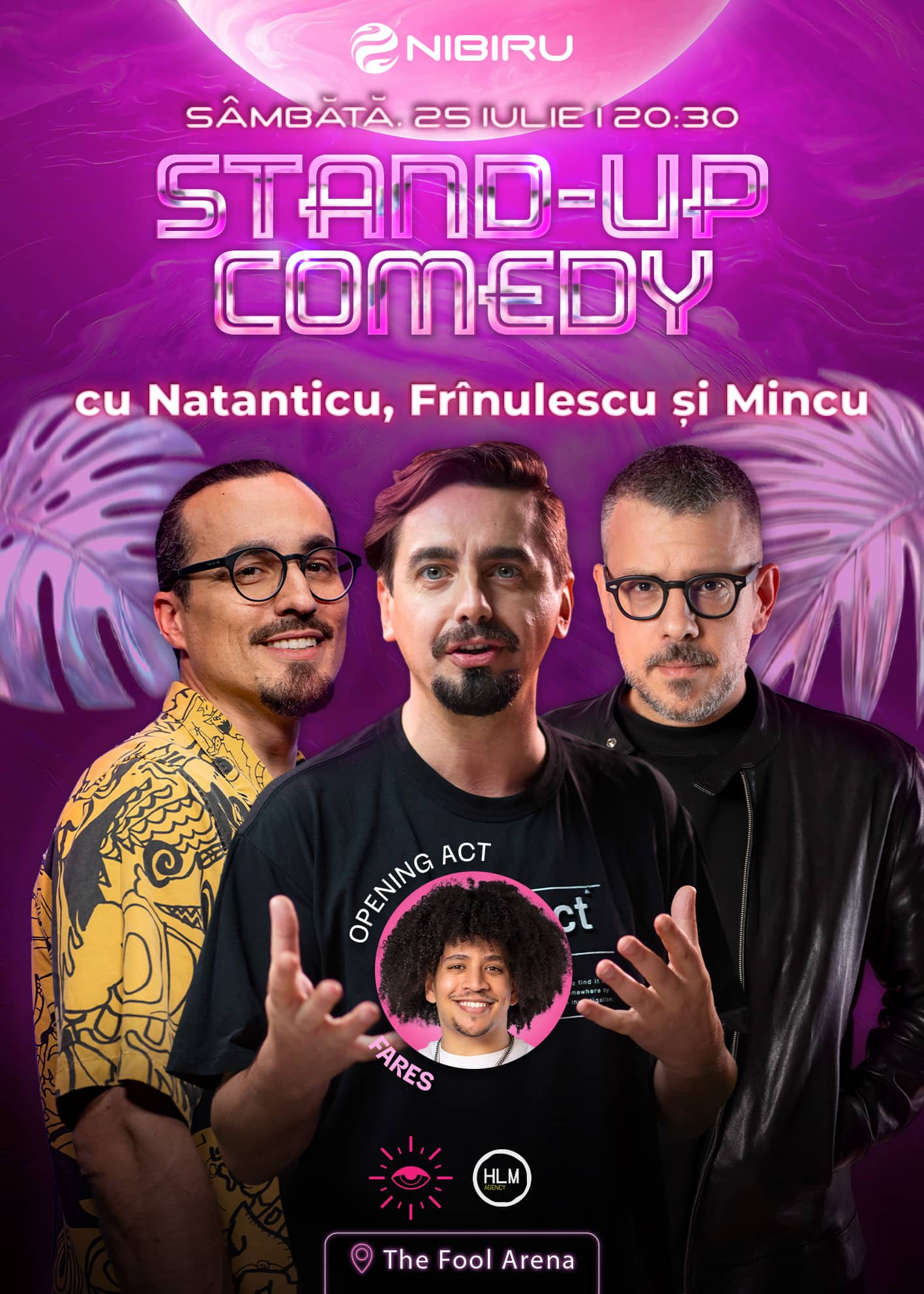 Stand-up comedy cu Frînculescu, Mincu și Natanticu 