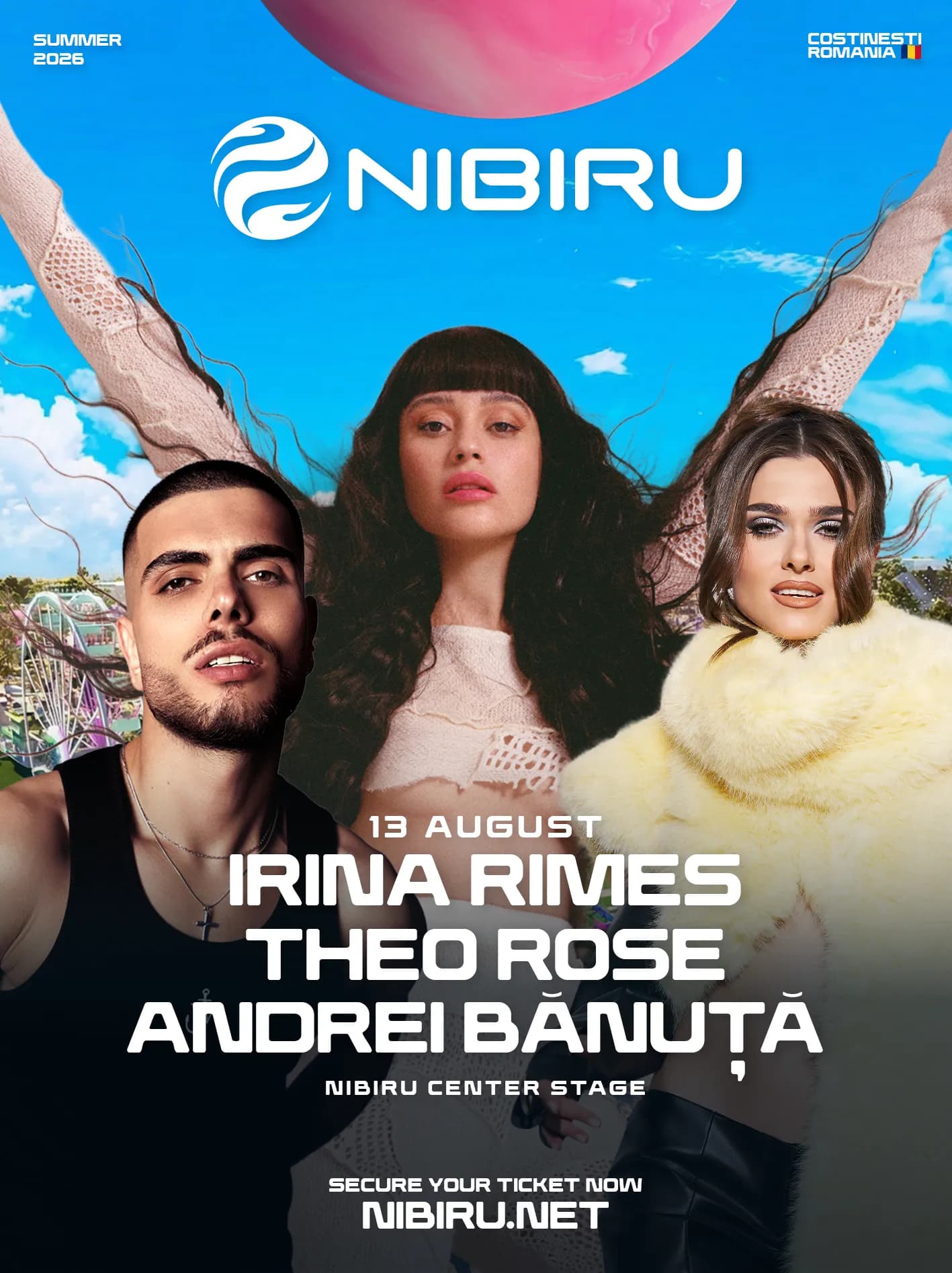 Irina Rimes, Theo Rose & Andrei Banuta @ NIBIRU Center Stage