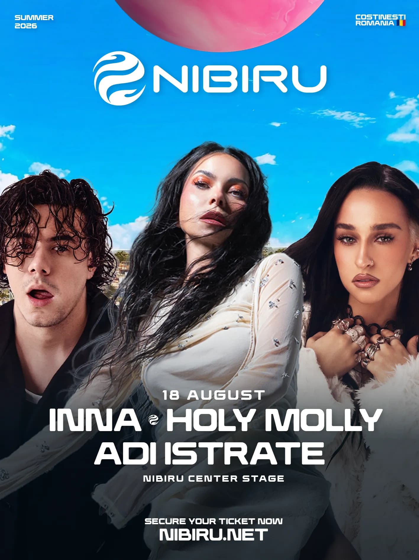 Inna, Holy Molly & Adi Istrate @ NIBIRU Center Stage
