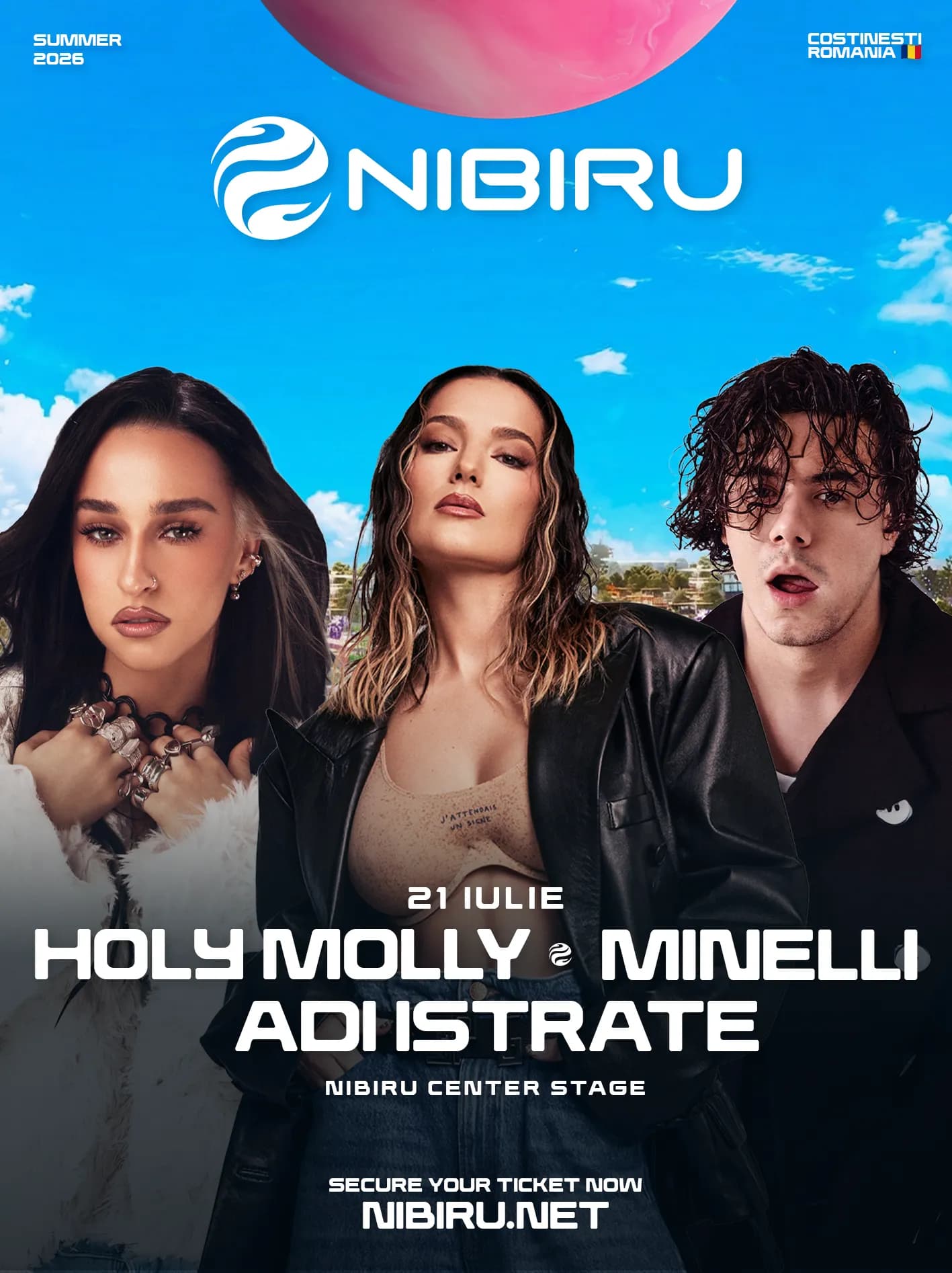 Adi Istrate, Holy Molly & Minelli @ NIBIRU Center Stage