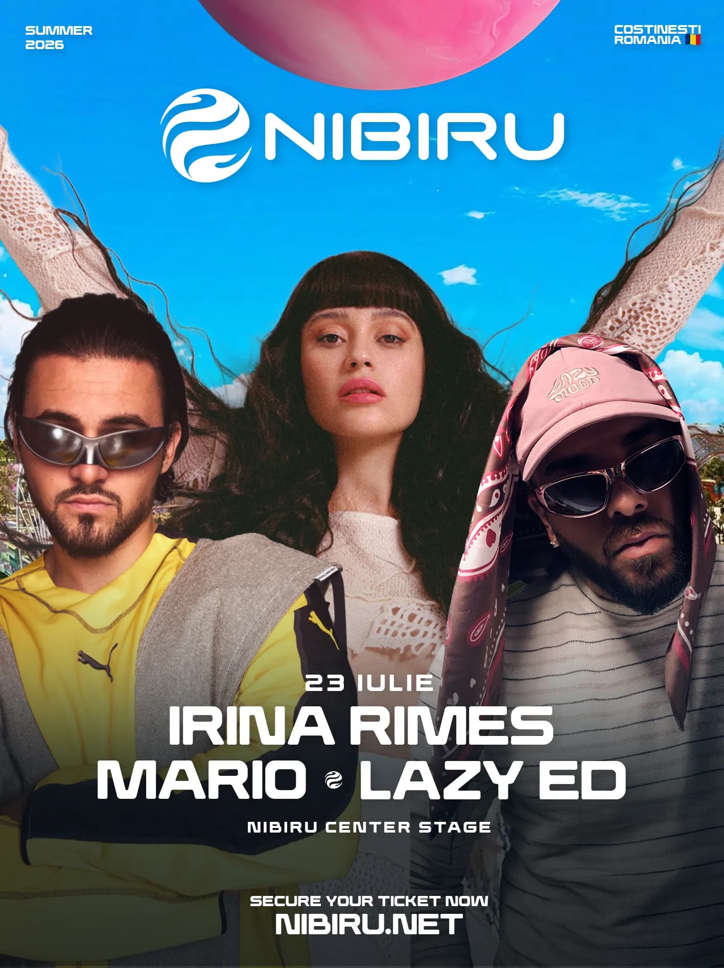 Irina Rimes, Mario & Lazy Ed @ NIBIRU Center Stage