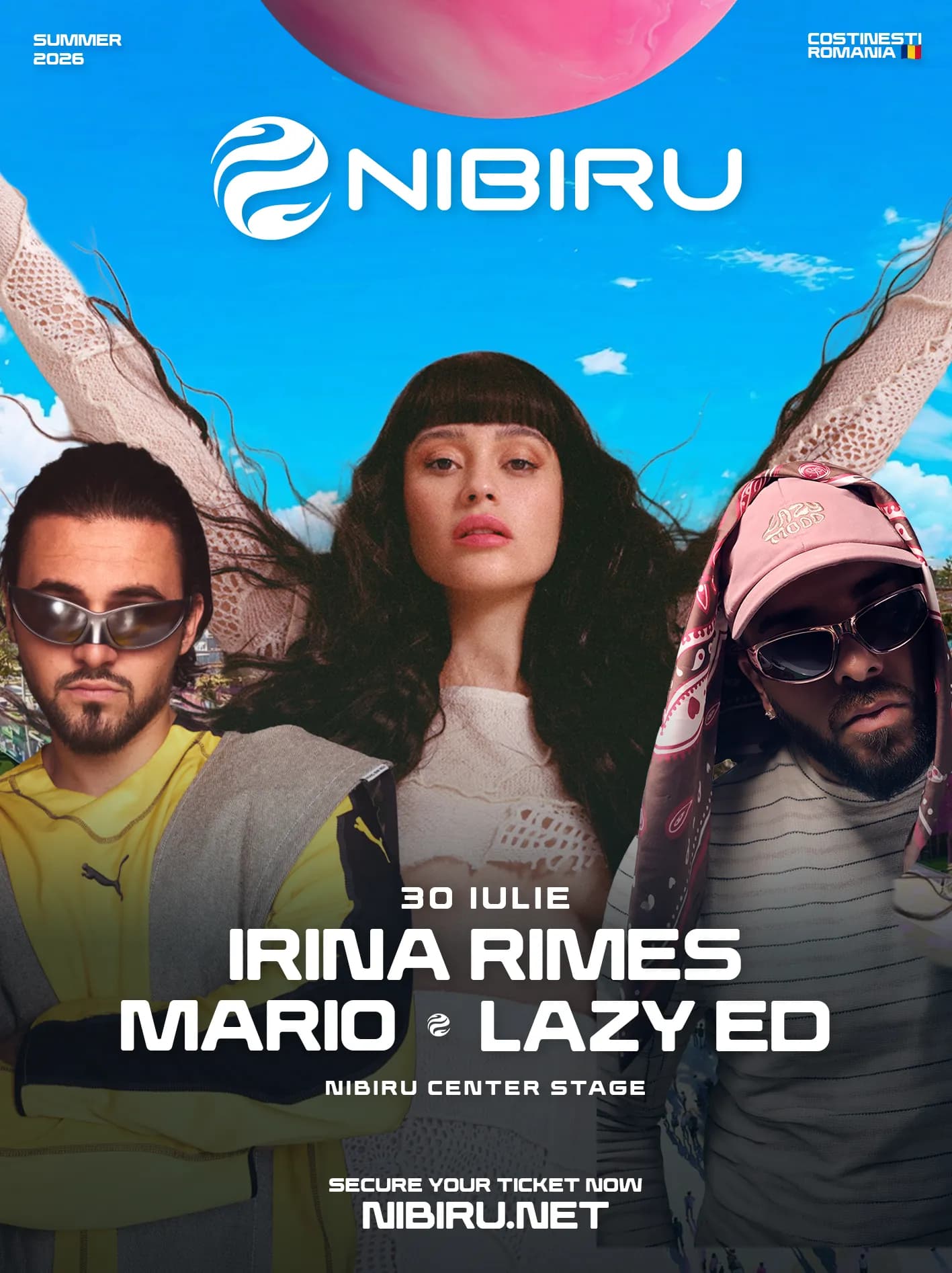 Irina Rimes, Mario & Lazy Ed @ NIBIRU Center Stage