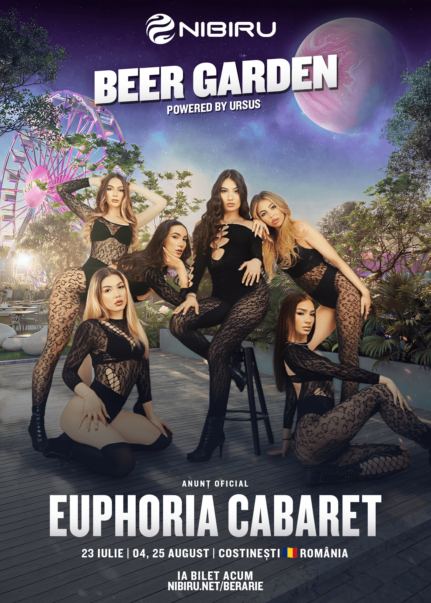 Euphoria Cabaret @ Nibiru Beer Garden (23 iulie)