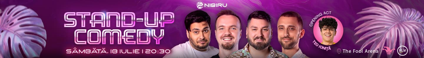 Stand-up comedy with Micutzu, George Dumitru, Alex Dobrotă and Alex Ioniță