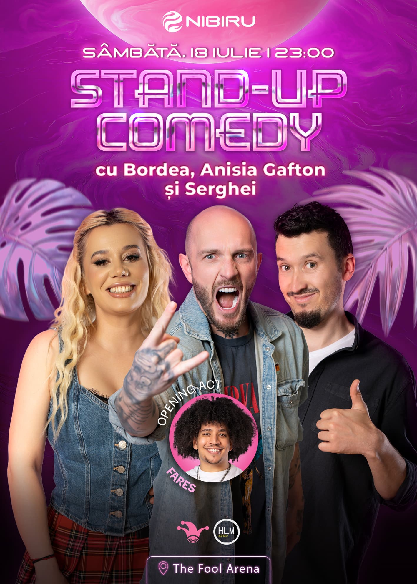 Stand-up comedy with Bordea, Anisia and Serghei