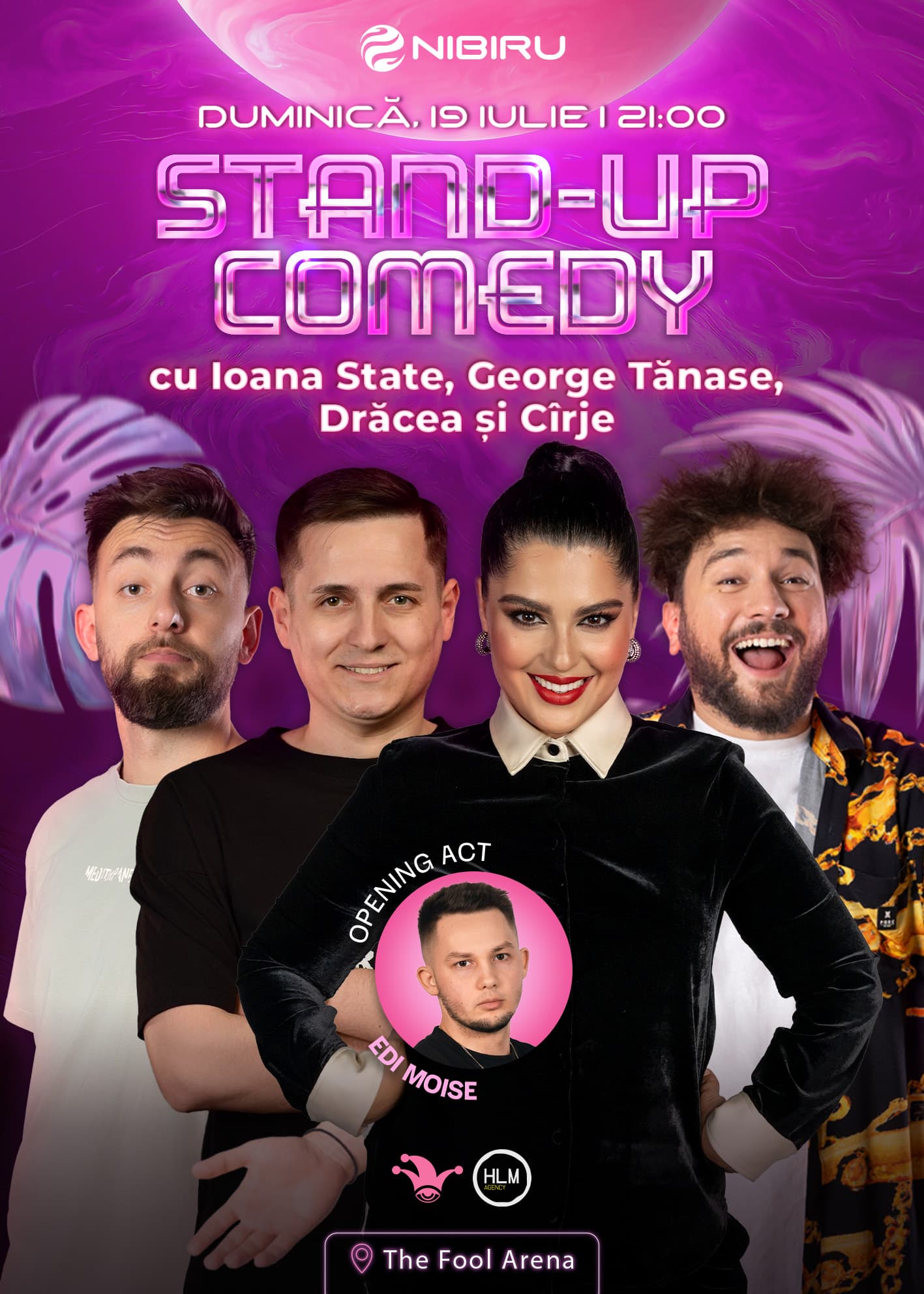 Stand-up comedy cu George Tănase, Ioana State, Drăcea și Cîrje