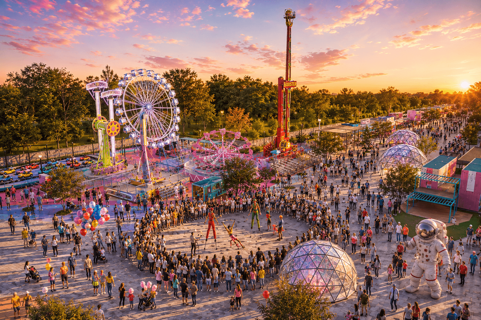 Parcul de distracții