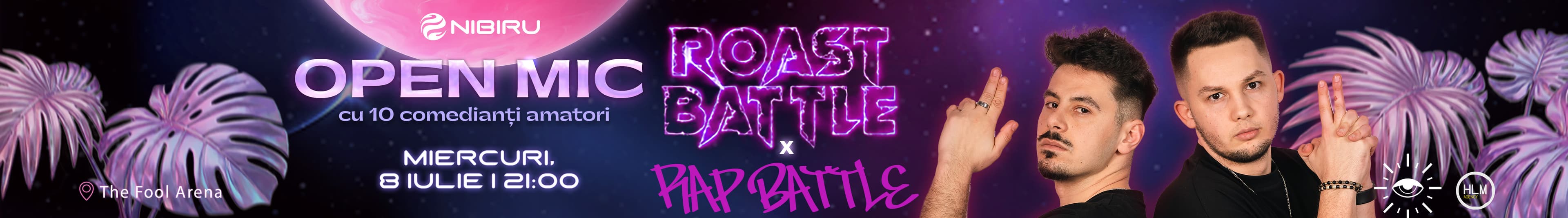 Ediție Specială Open Mic: ROAST BATTLE și RAP BATTLE - MCs Păune și Moise