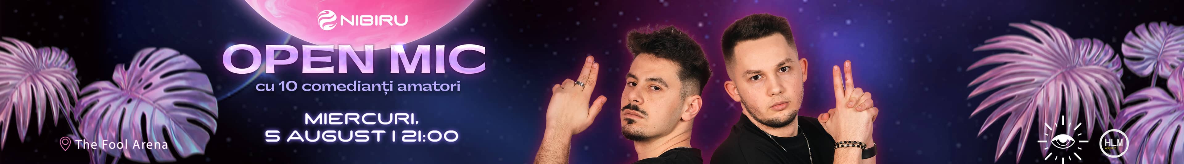 Open-Mic MCs: Moise & Păune