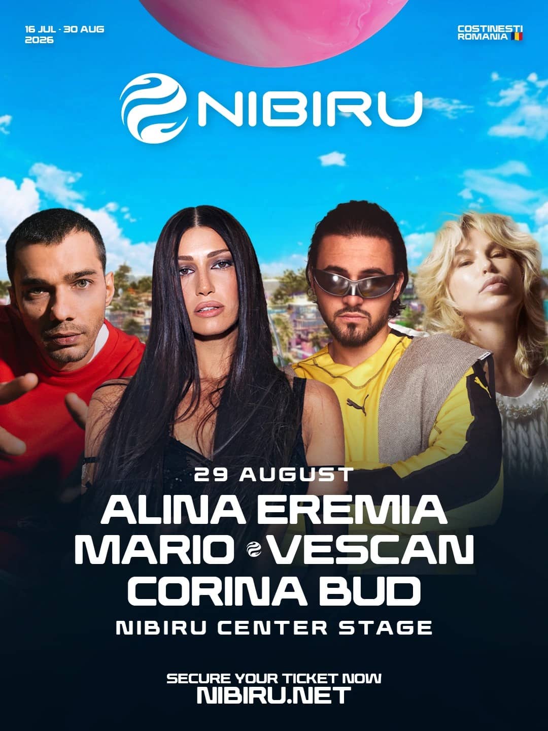 Alina Eremia, Mario, Vescan & Corina Bud @ NIBIRU Center Stage