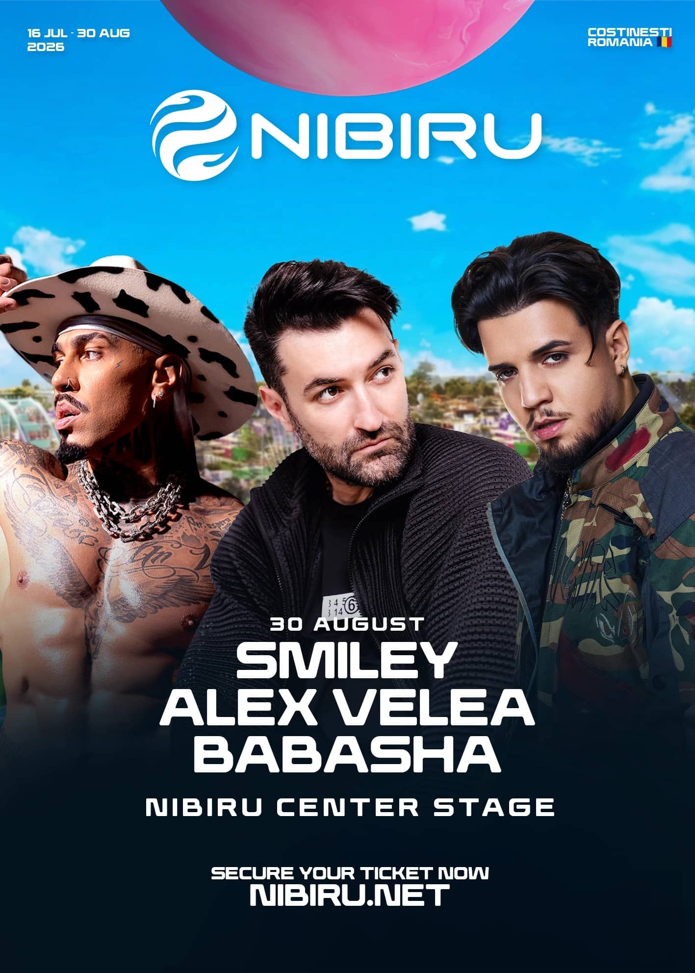 Smiley, Alex Velea & Babasha @ NIBIRU Center Stage