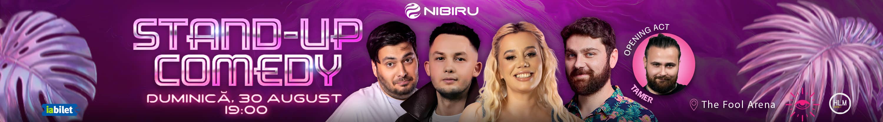 Stand-up comedy cu Anisia, Raul Gheba, Edi Moise și Alex Ioniță