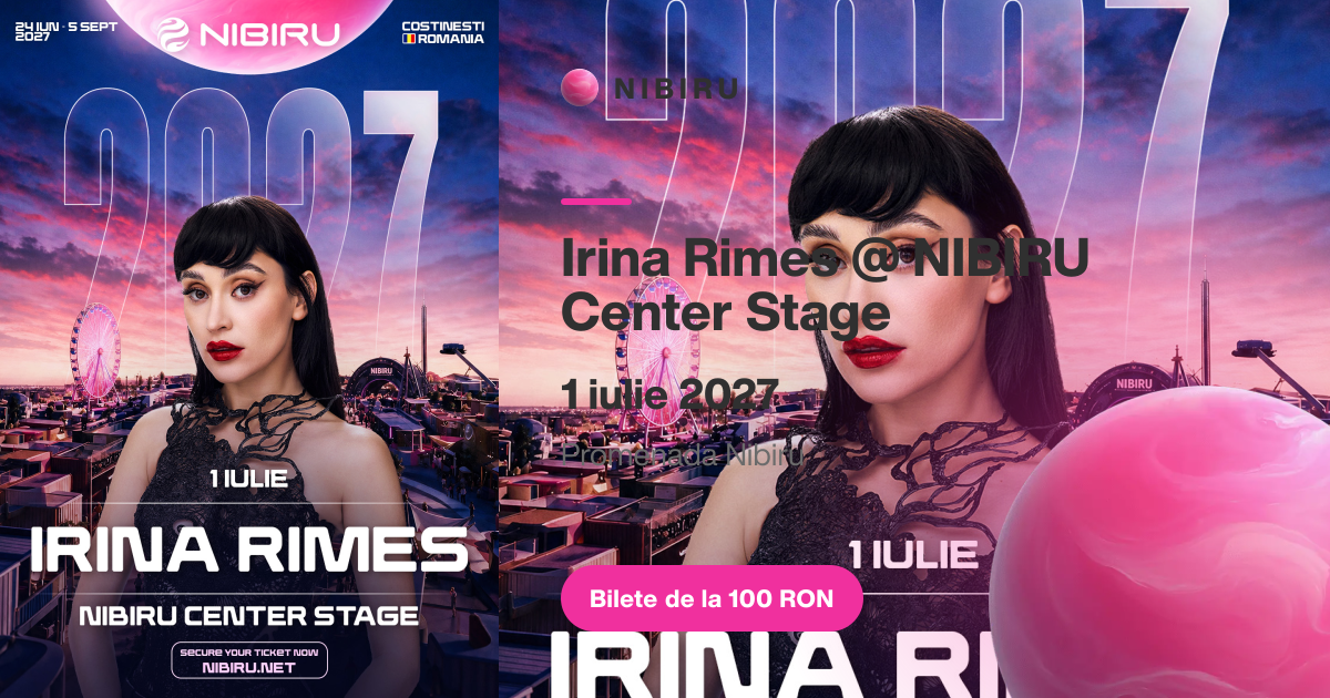 Irina Rimes @ NIBIRU Center Stage